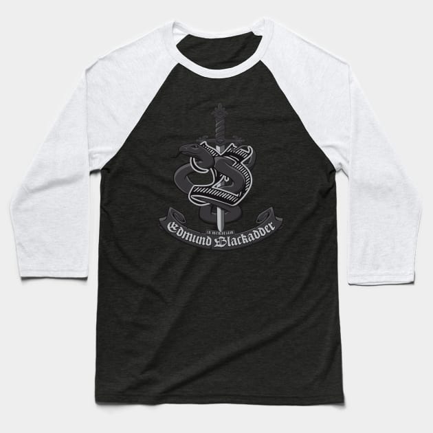 In Memoriam Edmund Blackadder Baseball T-Shirt by kgullholmen